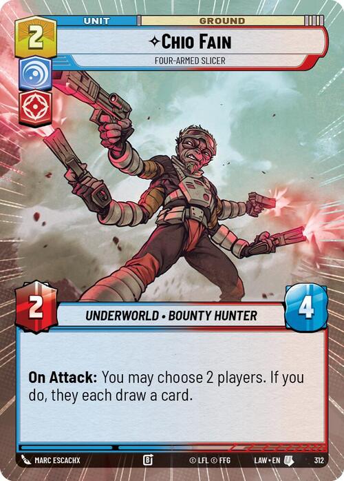 Chio Fain - Four-Armed Slicer Card Front
