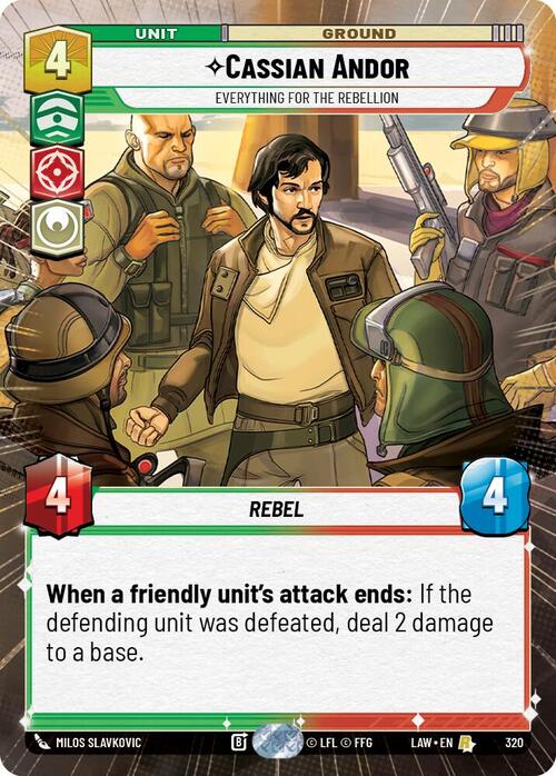 Cassian Andor, Everything For the Rebellion Frente