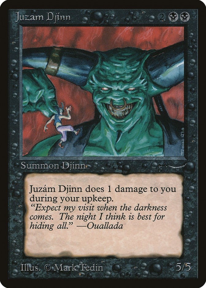 MTGアラビアンナイトJuzam Djinn PSA7 Juzám Djinn Arabian Nights | Magic | CardTrader
