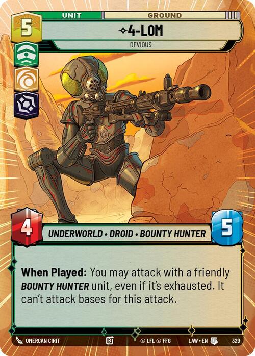 4-LOM, Devious Frente