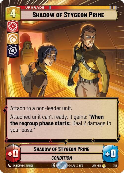 La sombra de Stygeon Prime Frente