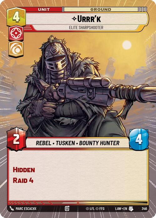 Urrr'k, Elite Sharpshooter Frente