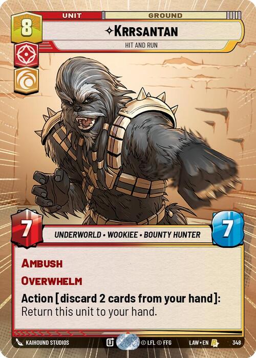 Krrsantan, Hit and Run Frente