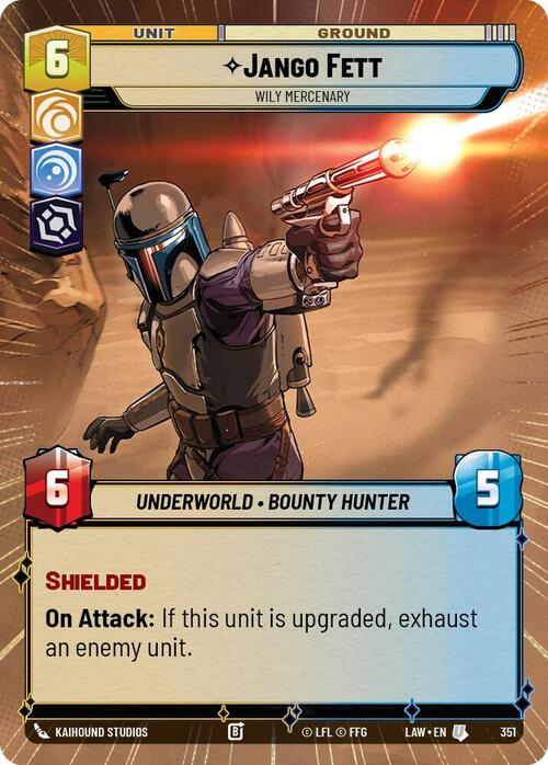 Jango Fett, Wily Mercenary Frente
