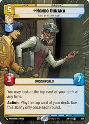 Hondo Ohnaka, Plays By His Own Rules