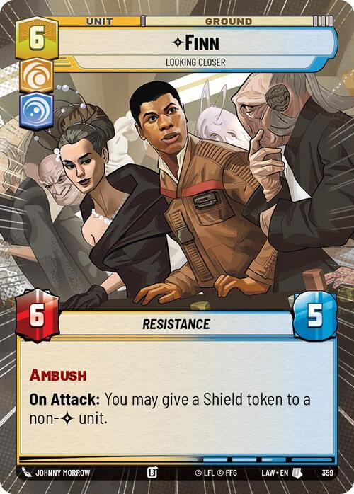 Finn - Looking Closer Card Front