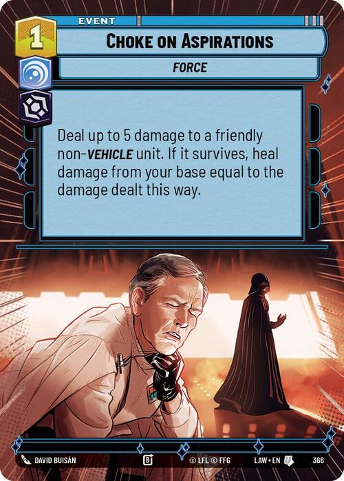 Atragantarse con sus aspiraciones Frente