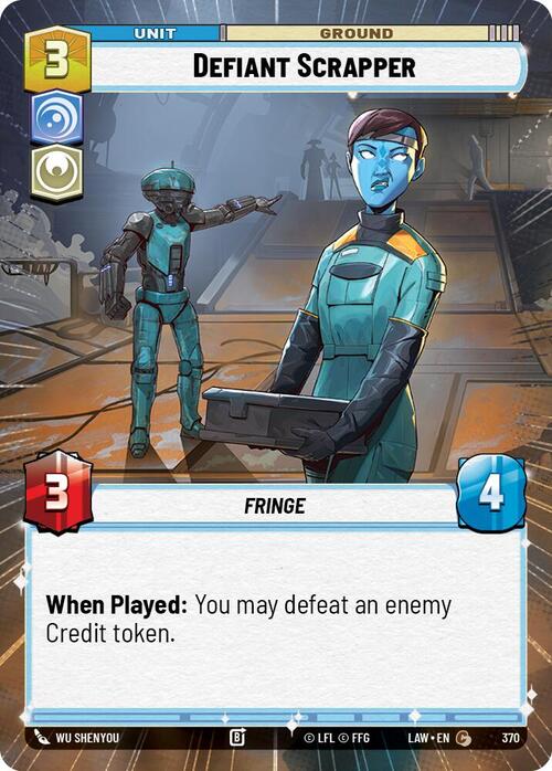 Defiant Scrapper Card Front