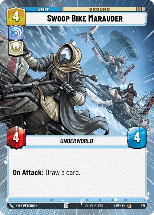 Swoop Bike Marauder Card Front