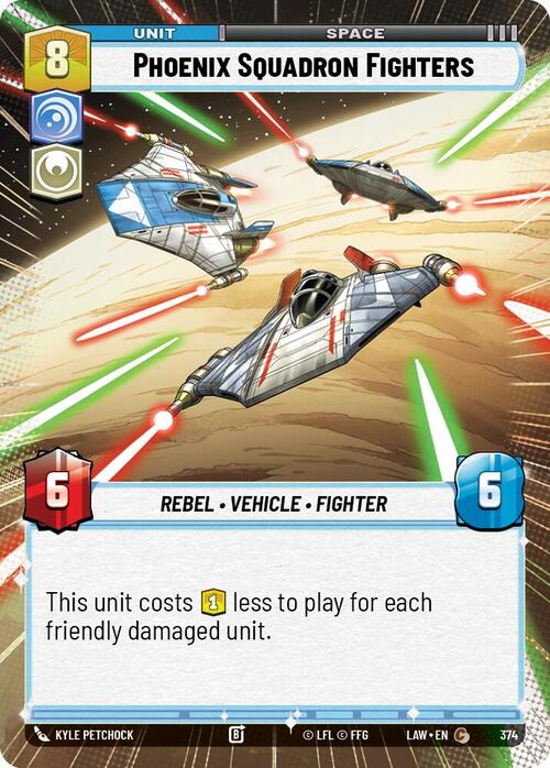 Phoenix Squadron Fighters Card Front