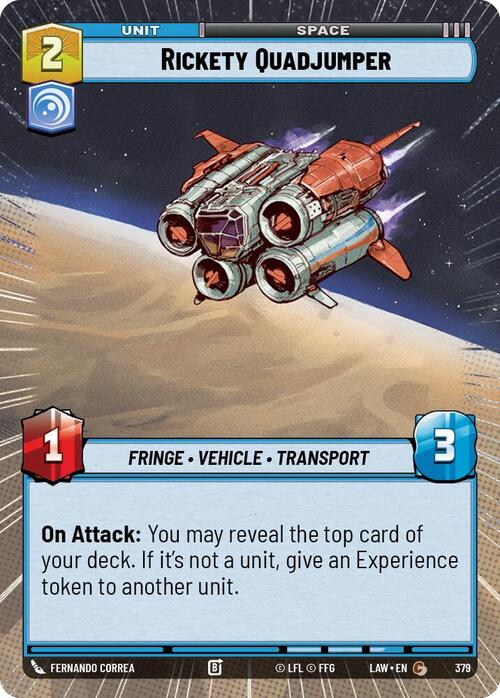 Rickety Quadjumper Card Front