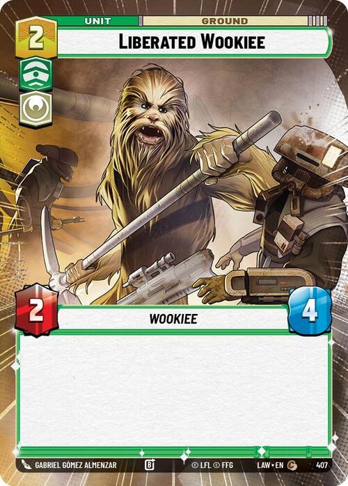 Liberated Wookie Card Front