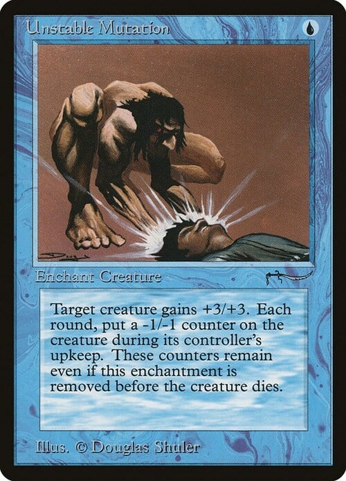 Unstable Mutation Card Front
