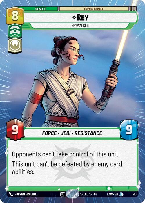 Rey - Skywalker Card Front