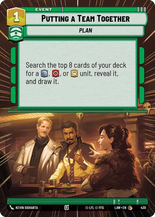 Reunir un equipo Frente