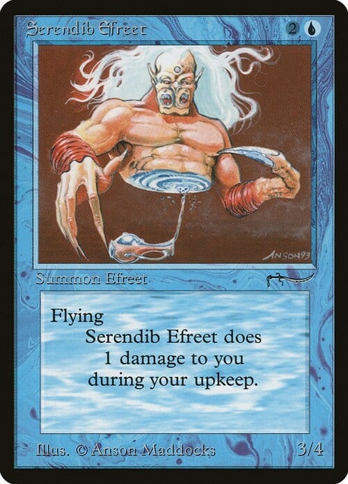 Serendib Efreet Card Front