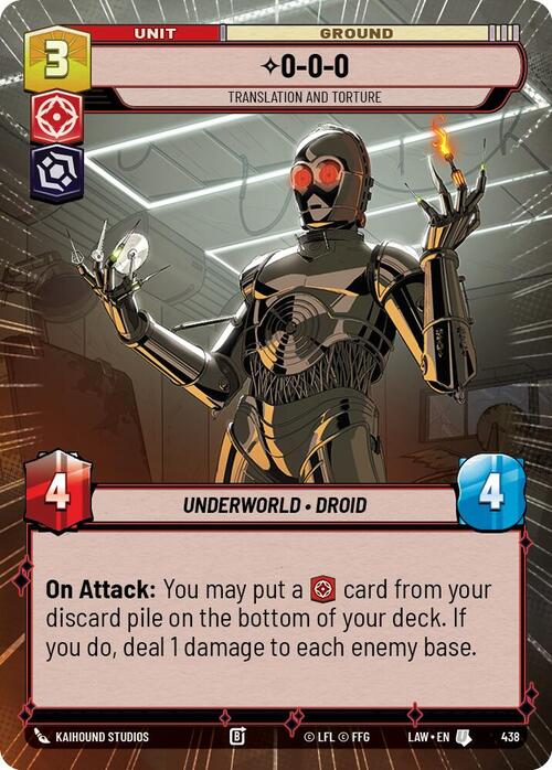 0-0-0, Translation and Torture Frente