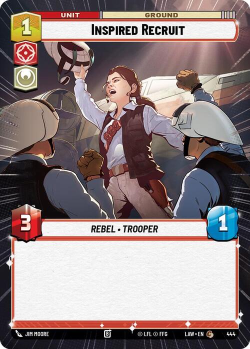 Recluta inspirada Frente