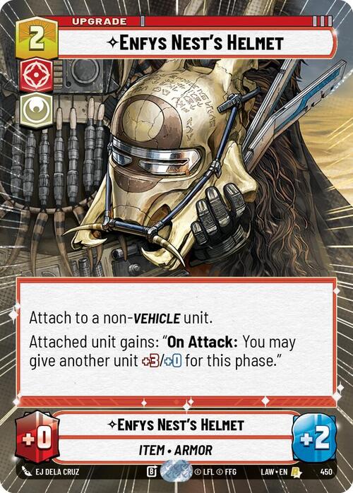 Enfys Nest's Helmet Card Front
