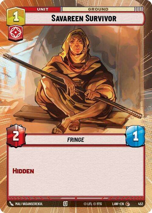 Savareen Survivor Card Front