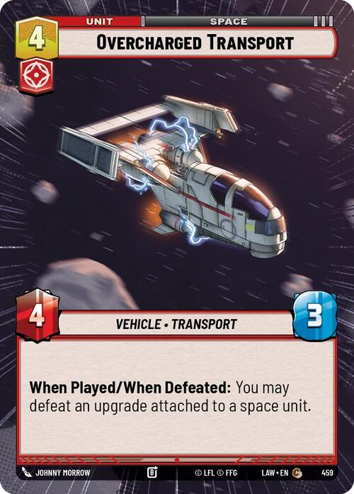 Transporte sobrecargado Frente