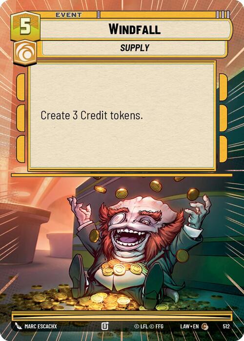 Dinero caído del cielo Frente