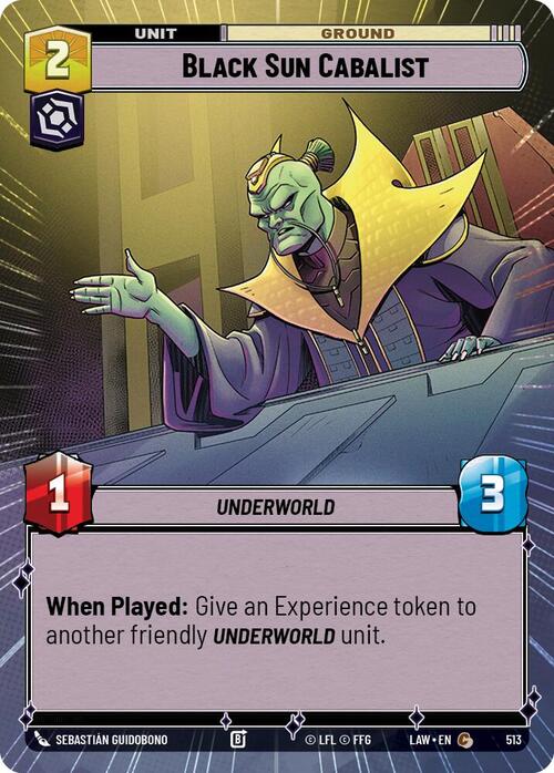 Cabalista del Sol Negro Frente