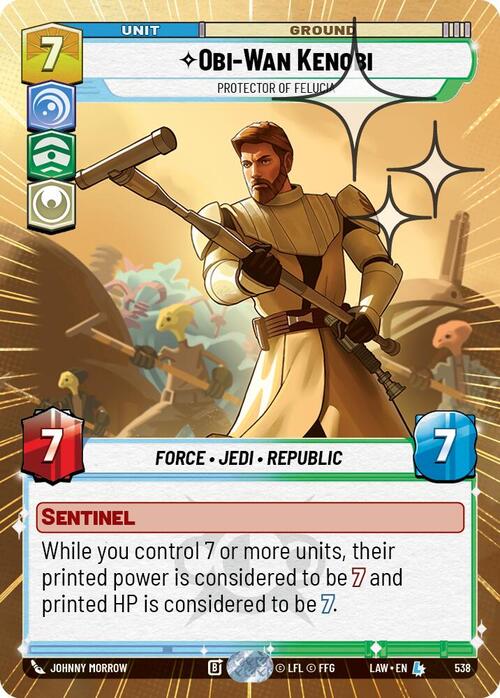 Obi-Wan Kenobi - Protector of Felucia Card Front