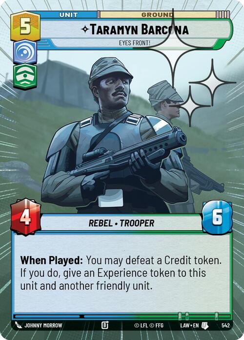 Taramyn Barcona, Guardate Avanti Card Front