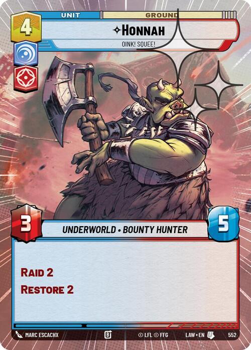 Honnah, ¡OINK! ¡SQUIIII! Frente