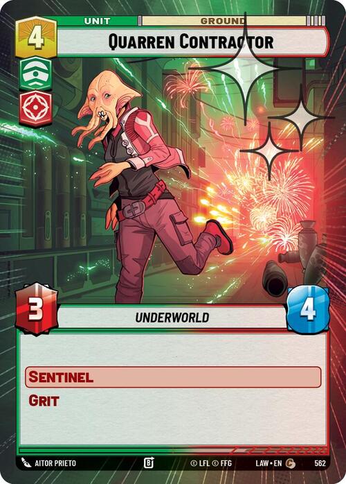 Contratista quarren Frente