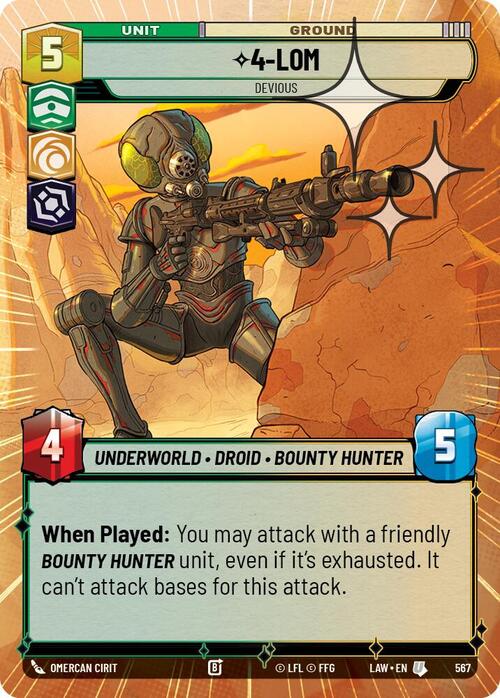 4-LOM, Devious Frente