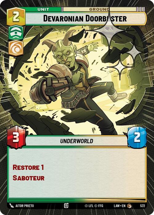 Devaronian Doorbuster Card Front