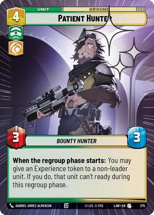 Patient Hunter Card Front