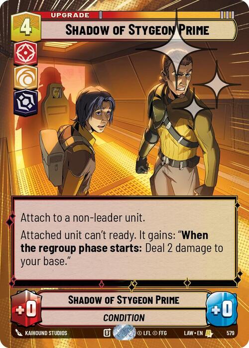 Shadow of Stygeon Prime Card Front