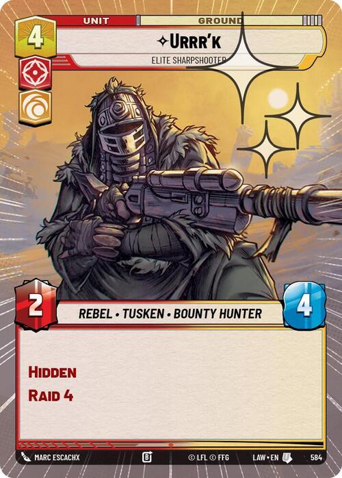 Urrr'k, Elite Sharpshooter Card Front