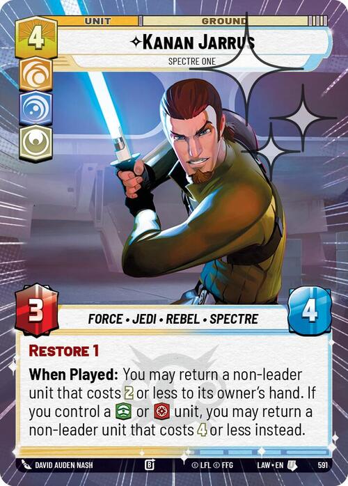 Kanan Jarrus - Spectre One Card Front