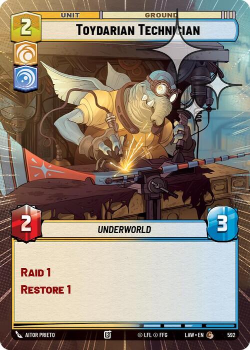 Toydarian Technician Card Front