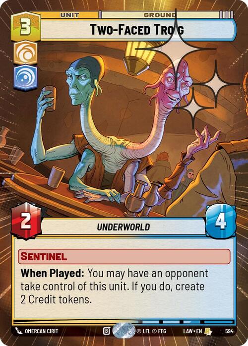 Two-Faced Troig Card Front