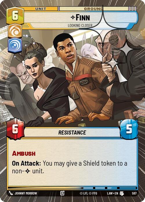 Finn - Looking Closer Card Front