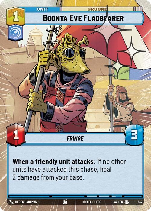 Portabandiera della Boonta Eve Card Front