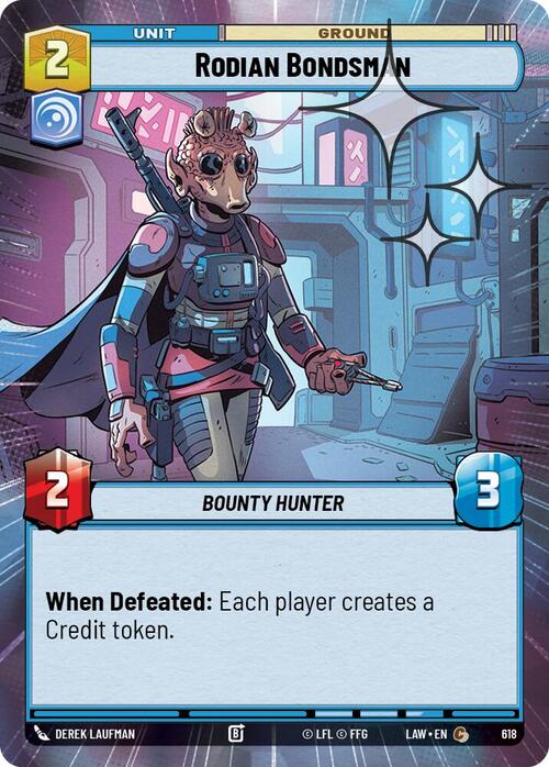 Rodian Bondsman Card Front