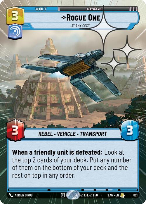 Rogue One - At Any Cost Card Front