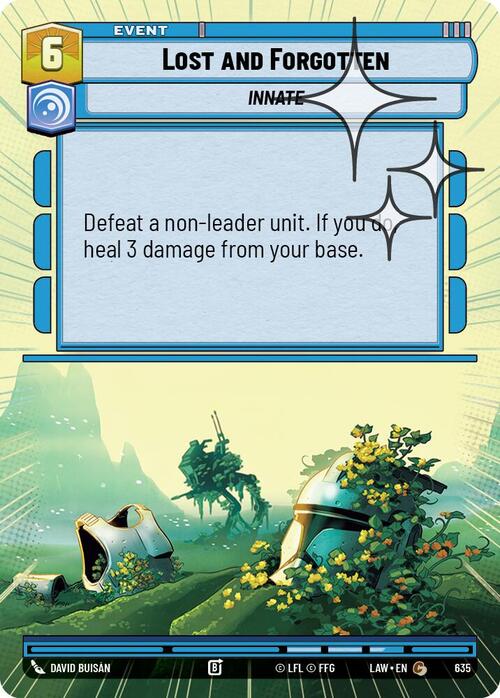 Lost and Forgotten Card Front