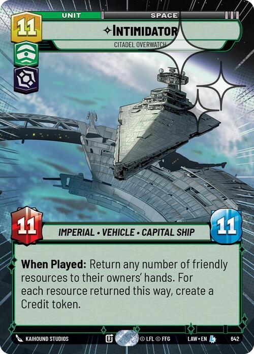 Intimidator - Citadel Overwatch Card Front