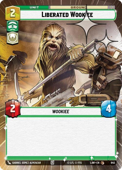 Liberated Wookie Card Front