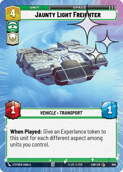 Jaunty Light Freighter Frente