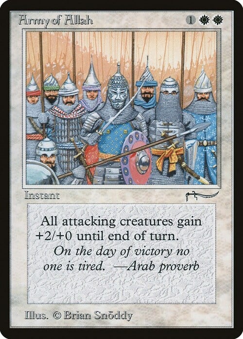 Army of Allah Card Front
