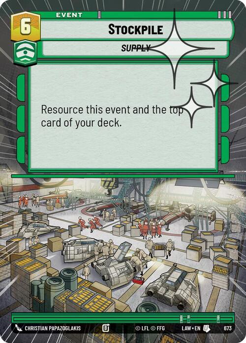Cumulo di Scorte Card Front