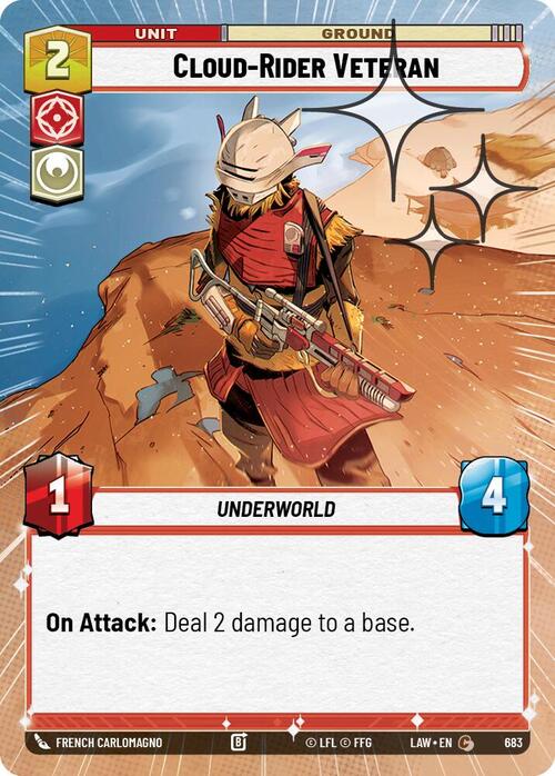 Cloud-Rider Veterano Card Front